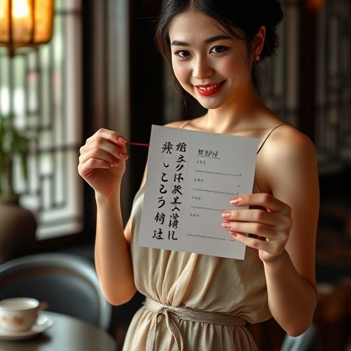 茶艺师与客户温馨互动