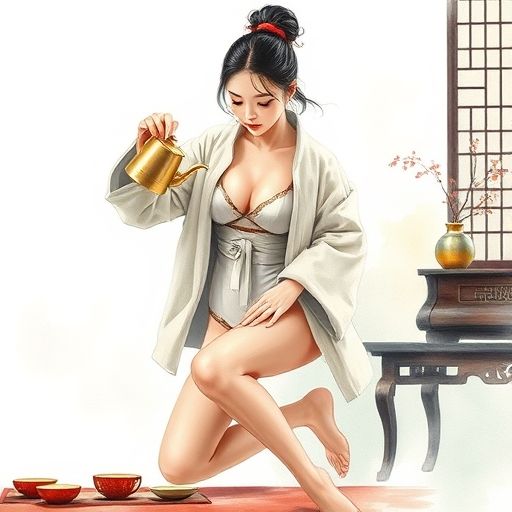 冲泡工艺的优雅展示