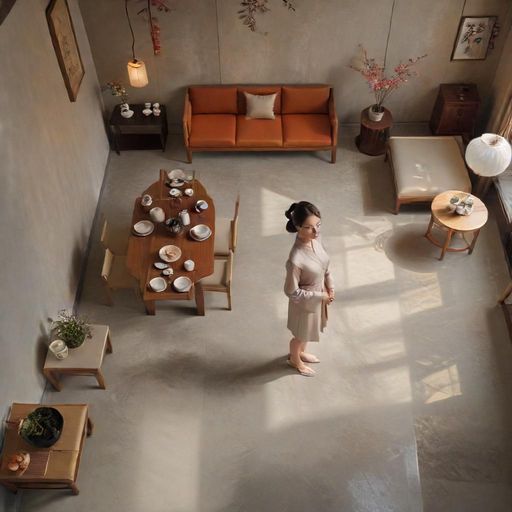 舒适雅致的茶室氛围