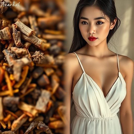 茶叶与水果的原料组合