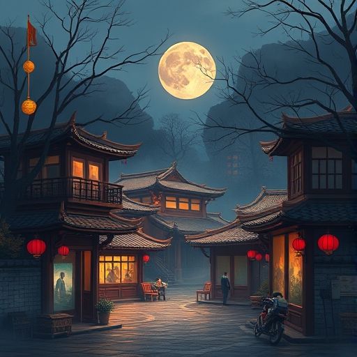 陶陶居内全家共享早茶的画面