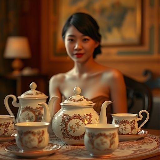 高端茶会的优雅氛围