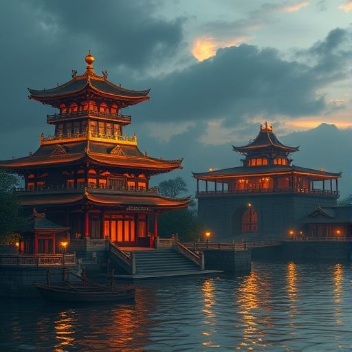 广州高端工作室夜景