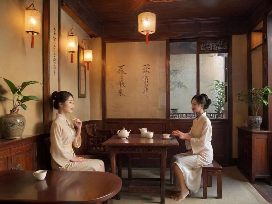 广州隐藏茶社的舒适氛围