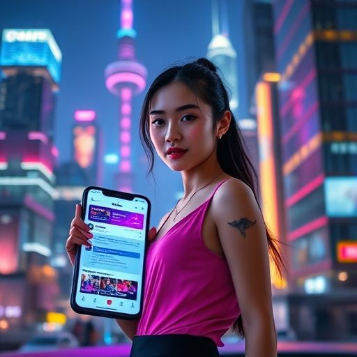 手机屏幕上的阡陌论坛界面