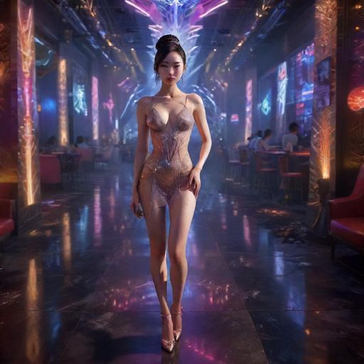 佛山夜场会所炫彩灯光场景