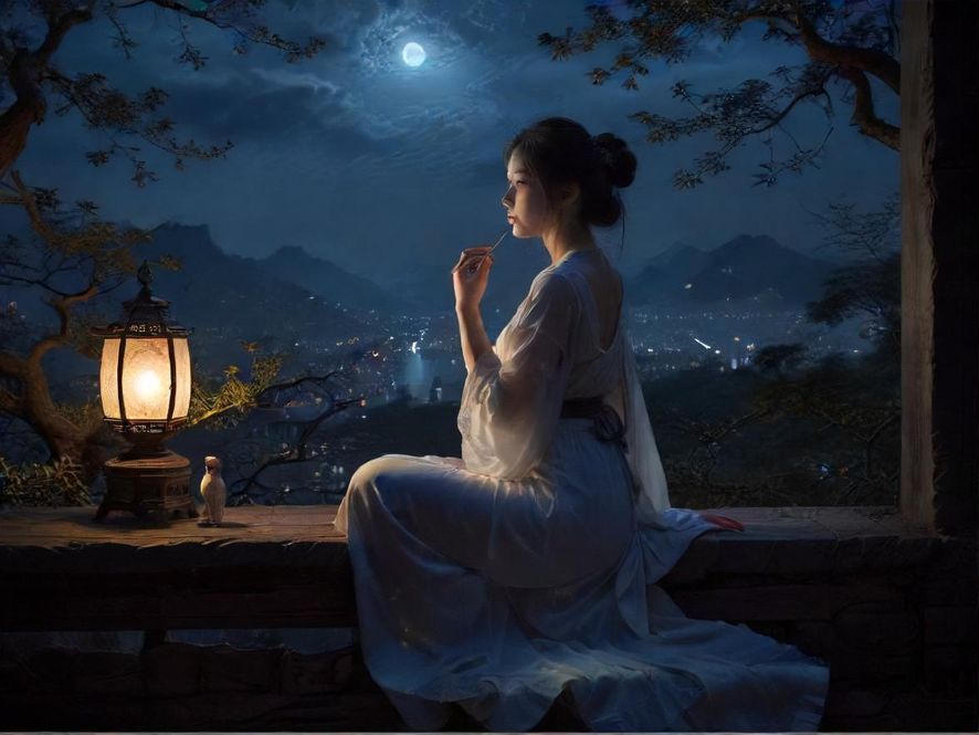 手机屏幕上显示着广州休闲娱乐场所列表的截图,夜晚街道背景虚化