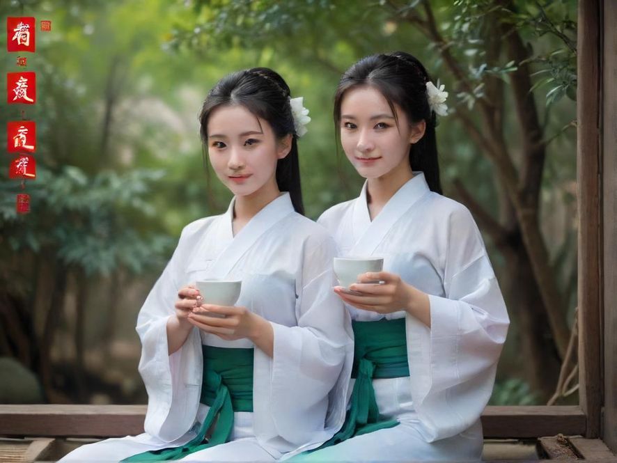 广州市中心一处隐秘而雅致的茶社,阳光透过窗棂洒在木质地板上,营造出宁静而舒适的氛围,远处可见桑拿和汗蒸设施的入口。