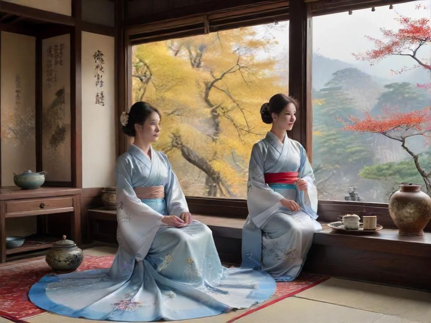 东莞高端会所内的私密茶室包间,近距离特写,展现温暖色调和精致细节,营造舒适温馨的氛围。