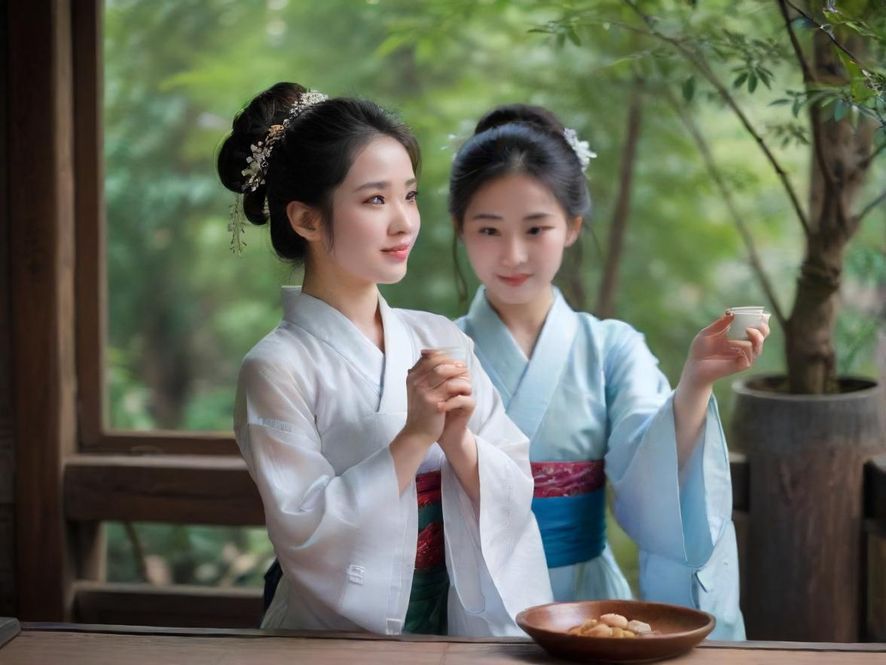 广州隐藏茶社一角