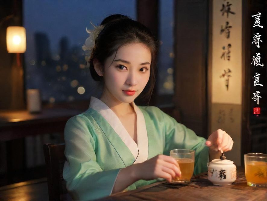 51茶馆夜场酒吧热闹场景