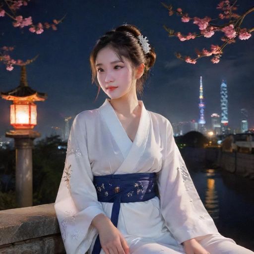 广州夜场会所夜景图