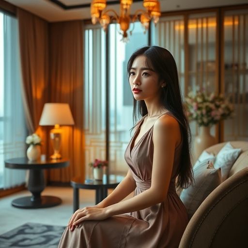 广州某高端工作室的私密包厢,环境优雅大气