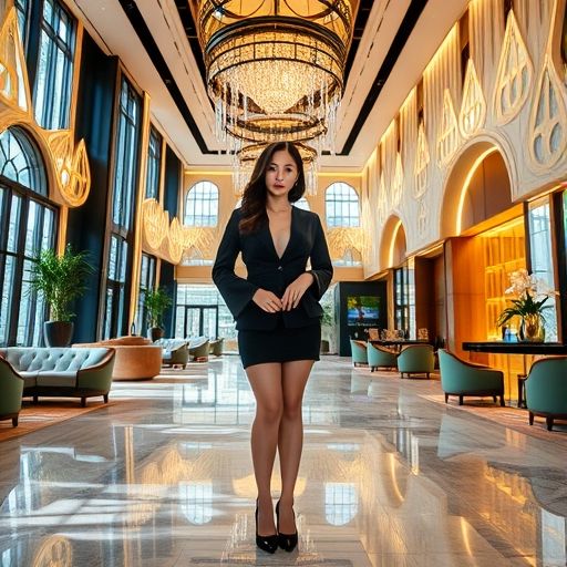 广州天河高端会所大堂