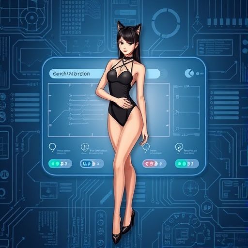 一个象征信息资源的搜索界面