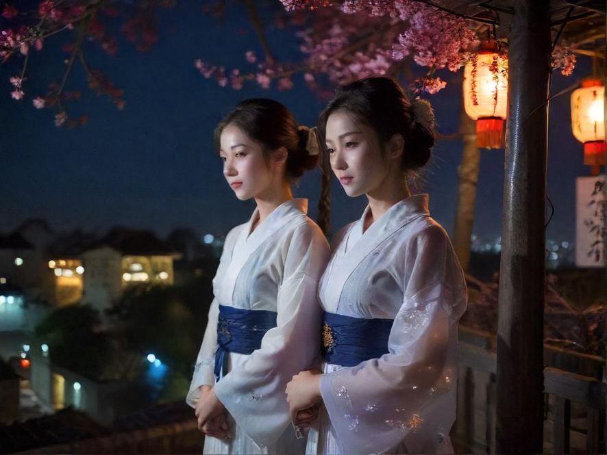 深圳繁华的夜景,从高空俯视,霓虹灯闪烁,城市天际线壮观。