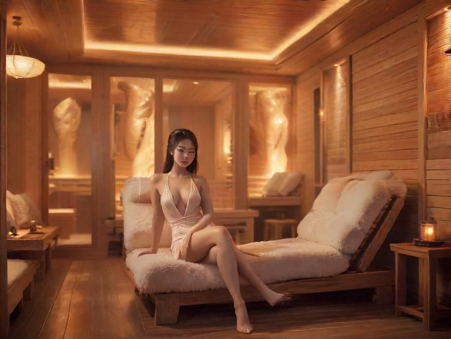 豪华舒适的桑拿休息室，等待特别的体验
