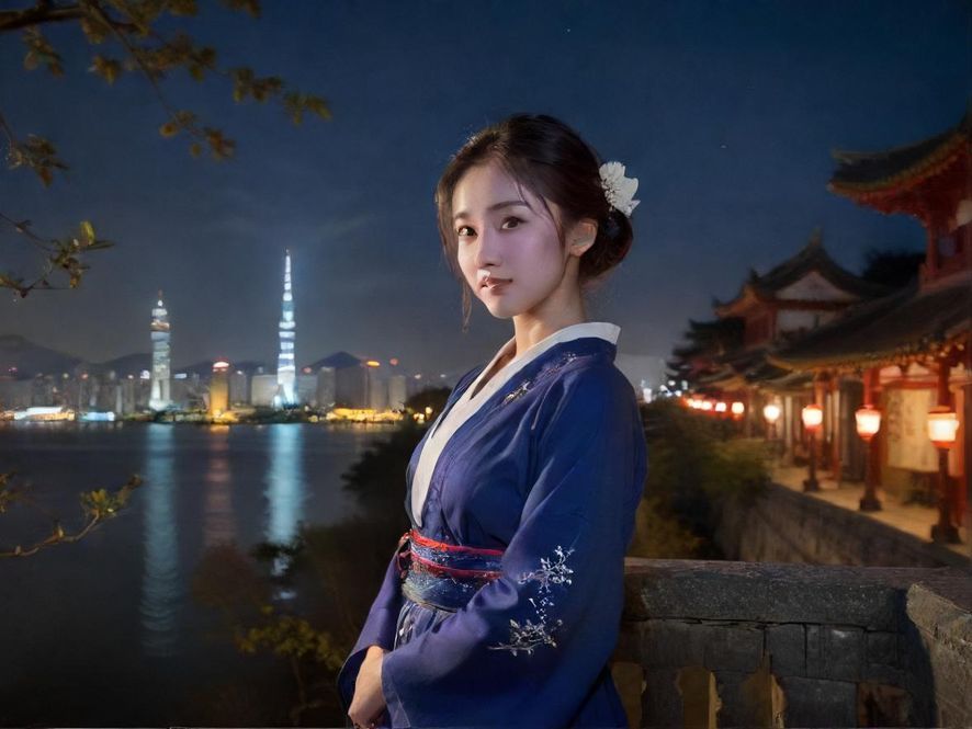 夜场桑拿会所外观夜景展示