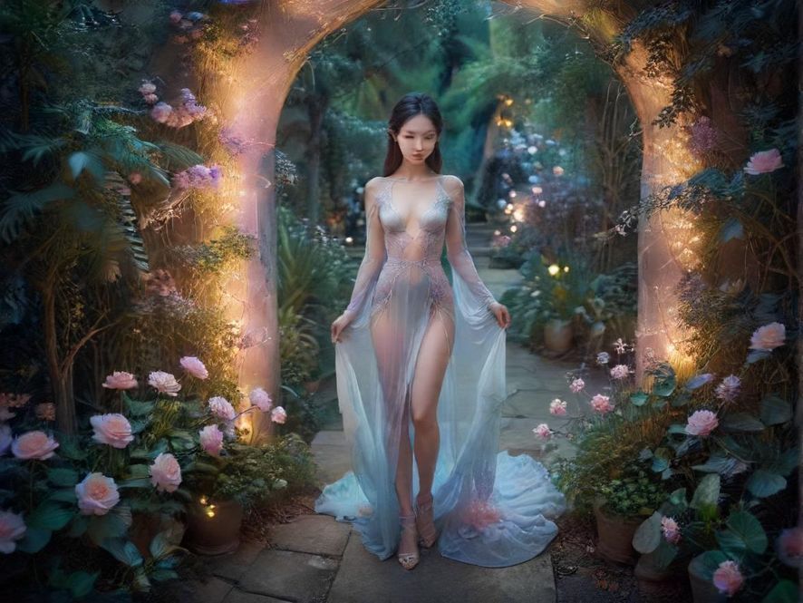 一扇通往神秘花园的门