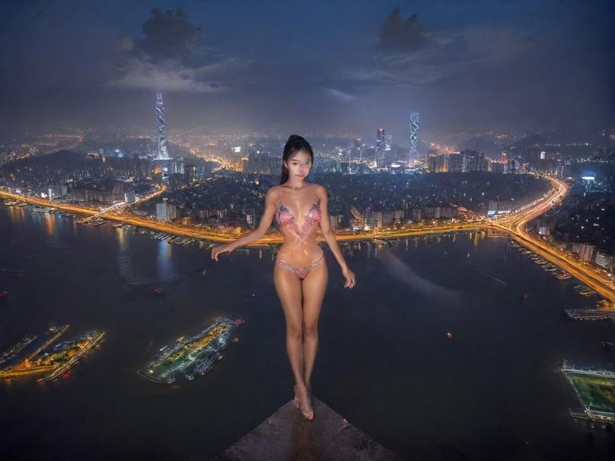 2022年江门夜景，仿佛隐藏着无数故事