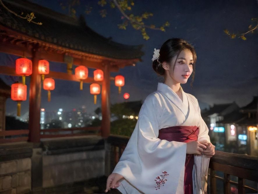 五光十色的都市夜景,暗示着丰富的夜生活资源