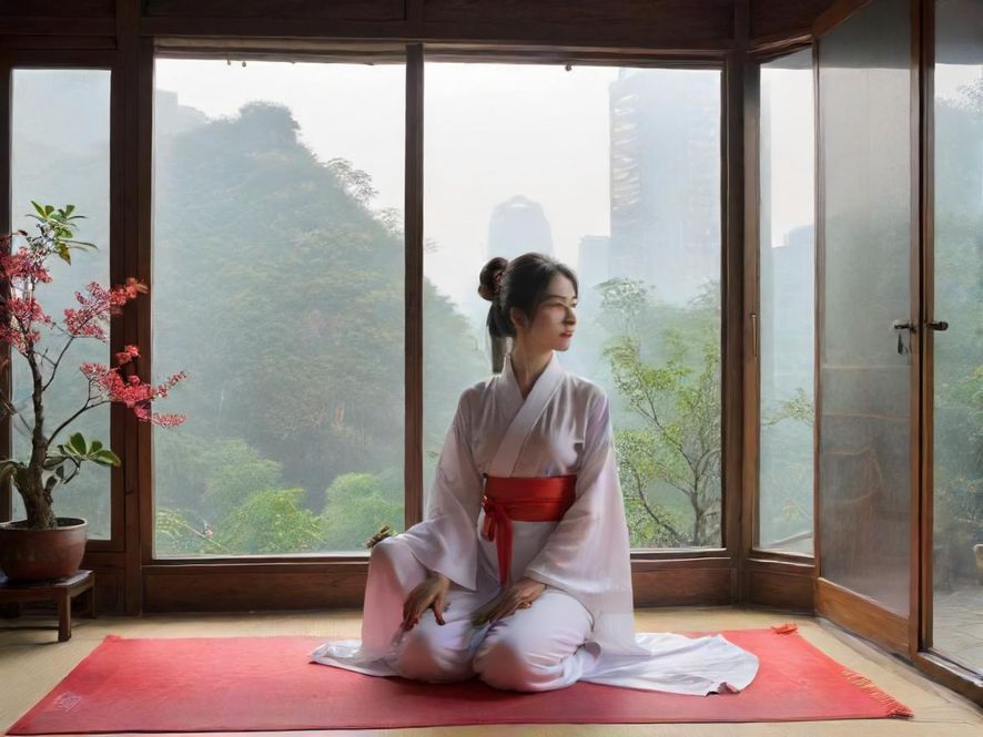 高端舒适的休闲会所内部一角