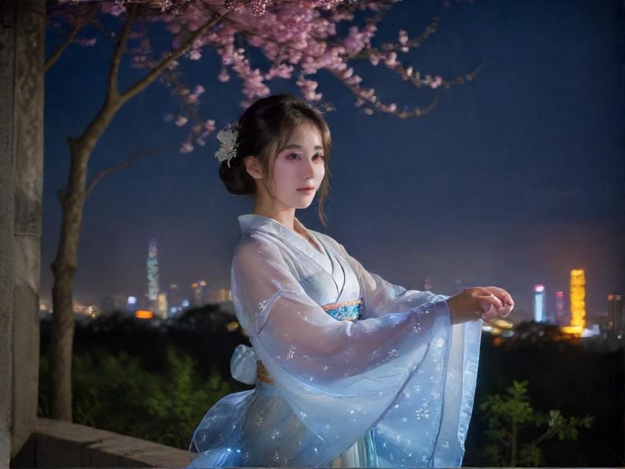 广深夜景,象征着探索的开始