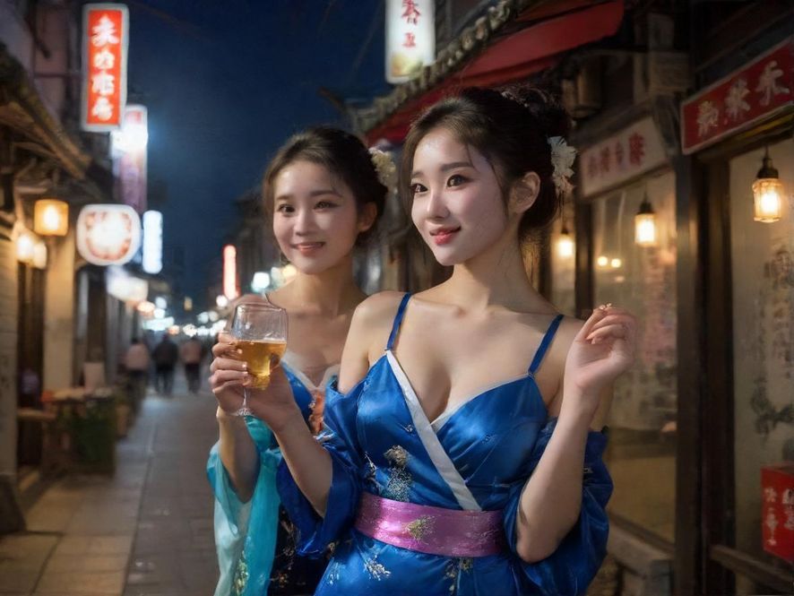 从酒店窗边望出去的城市夜景,营造出浪漫而私密的氛围。