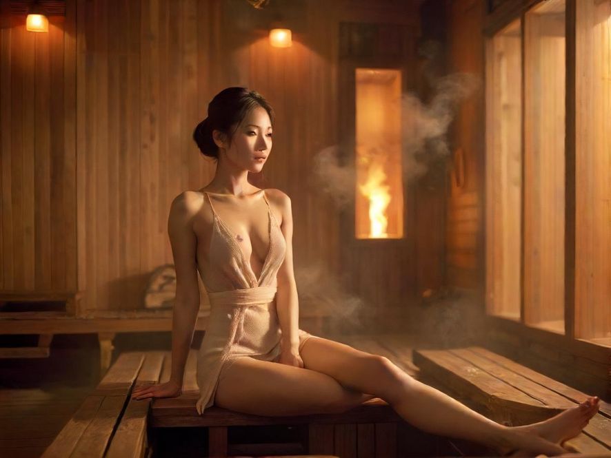 广州桑拿会所温馨汗蒸房场景