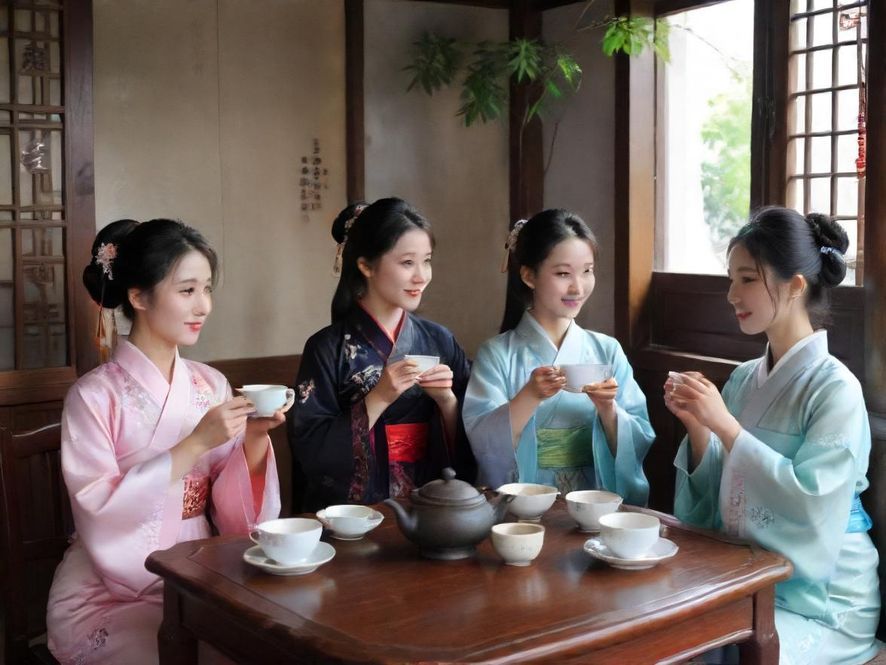 桑拿会所茶艺区氛围展示