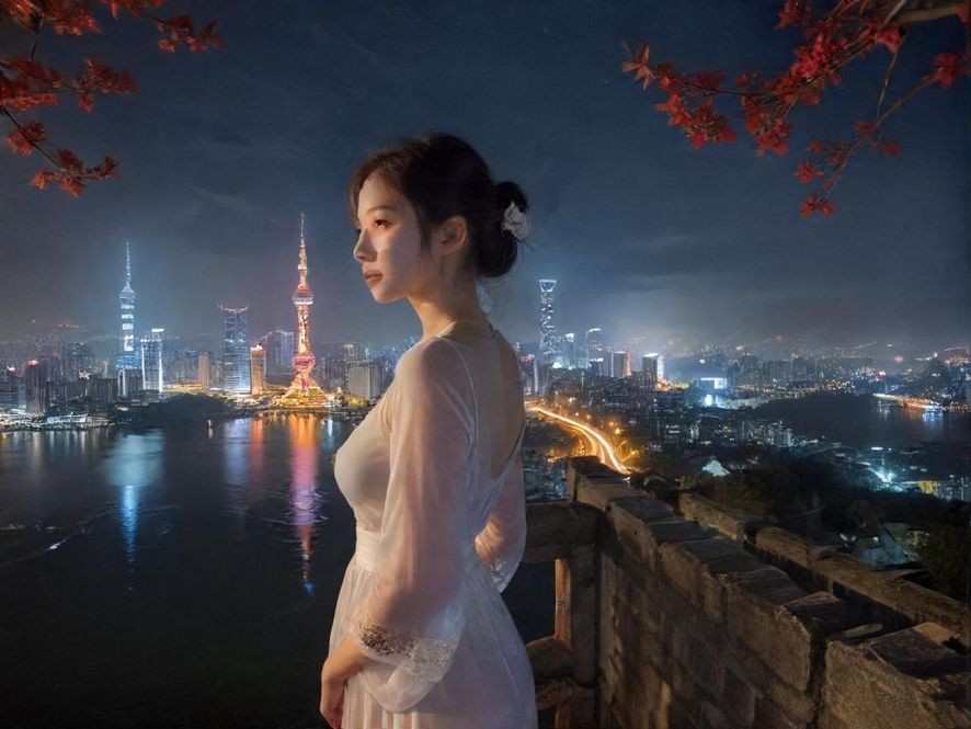 广州海珠区夜景