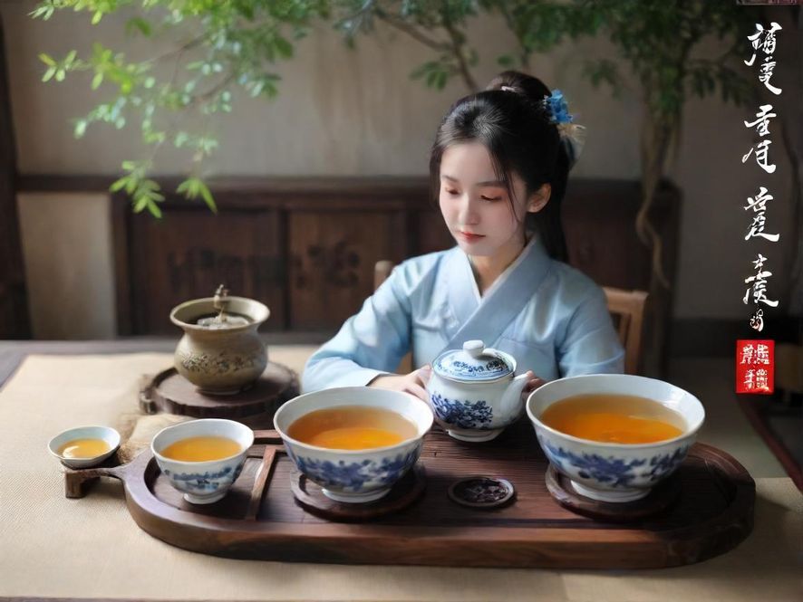 温馨环境下的茶艺展示