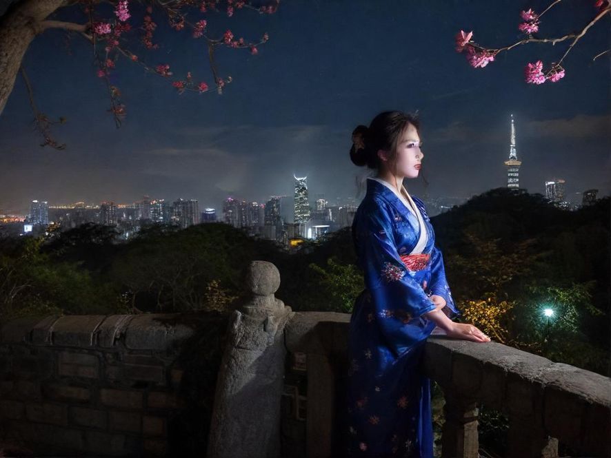 深圳夜场会所夜晚霓虹灯氛围