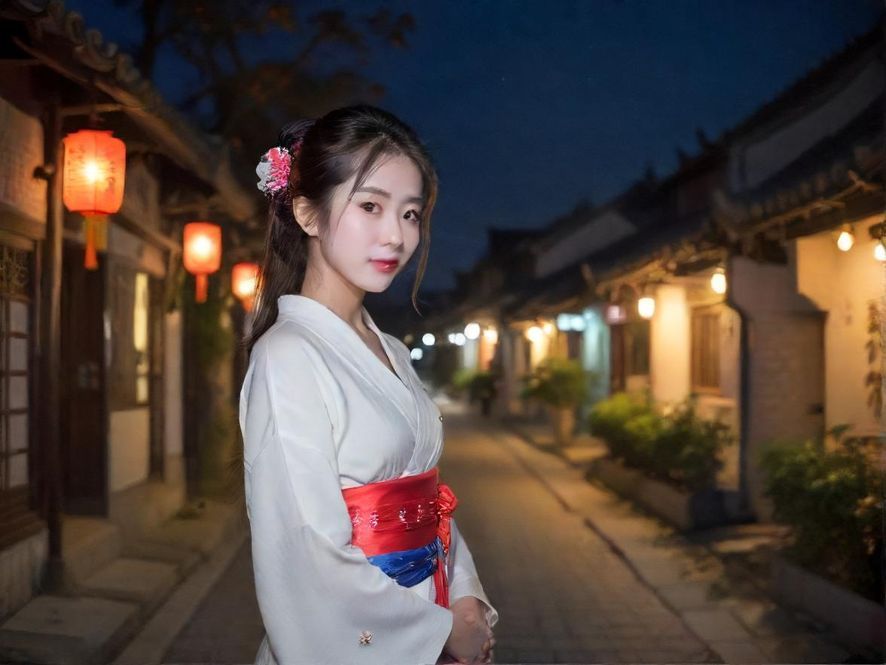 夜场会所外观夜景展示