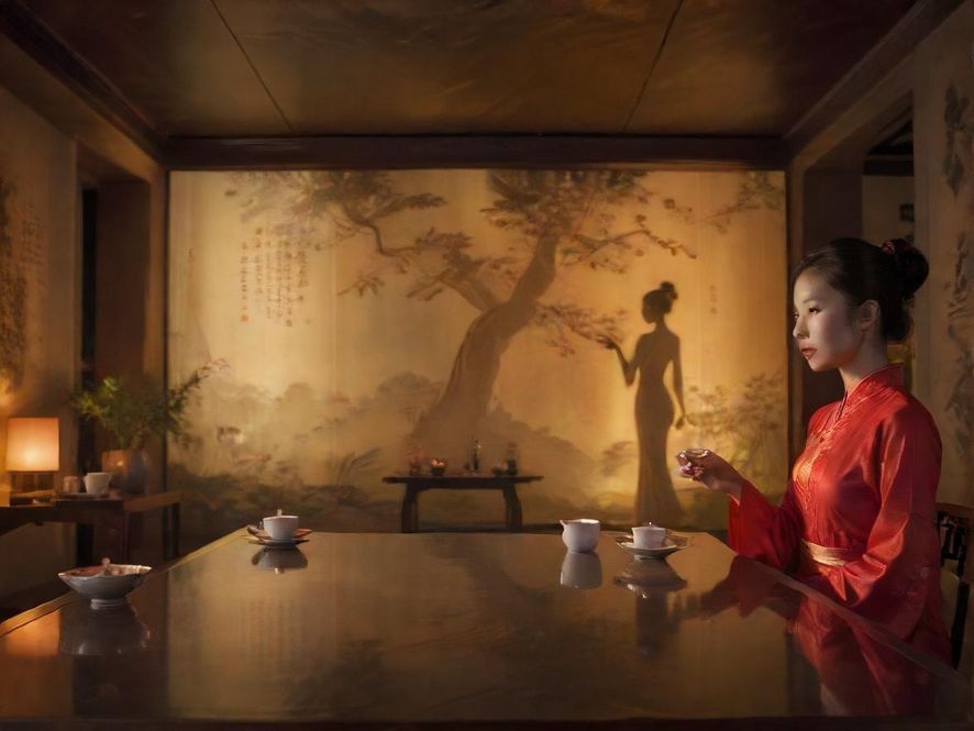 广州品茶工作室包间环境