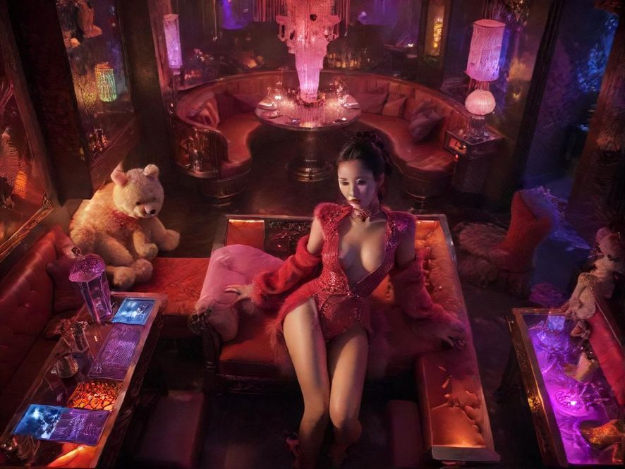 夜场会所豪华包厢实景