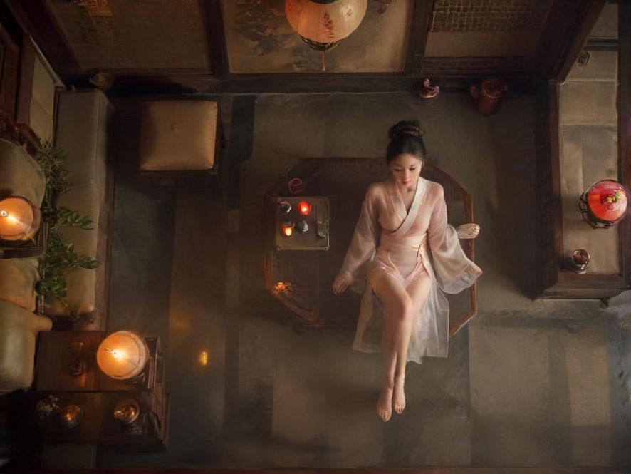 温州茶社内部环境展示