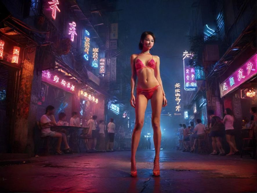 广州夜场会所夜景风貌