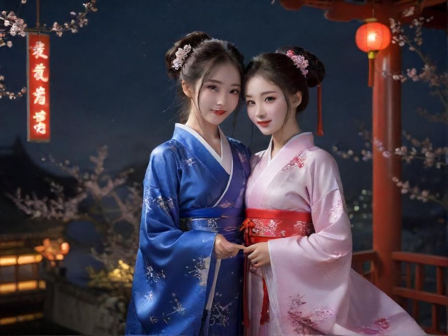 夜色中的高端桑拿会所环境