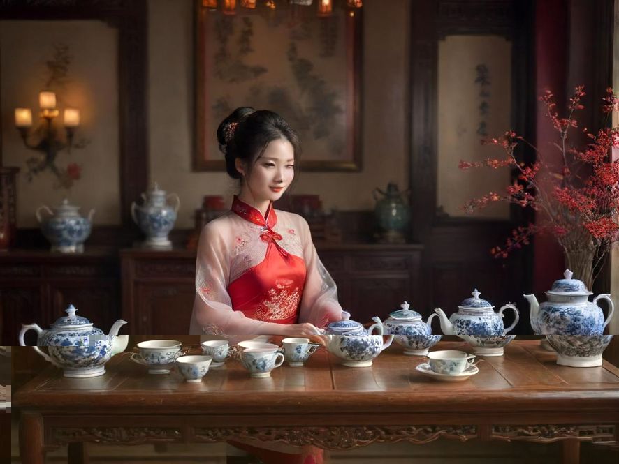 南昌品茶茶社的古风环境展示