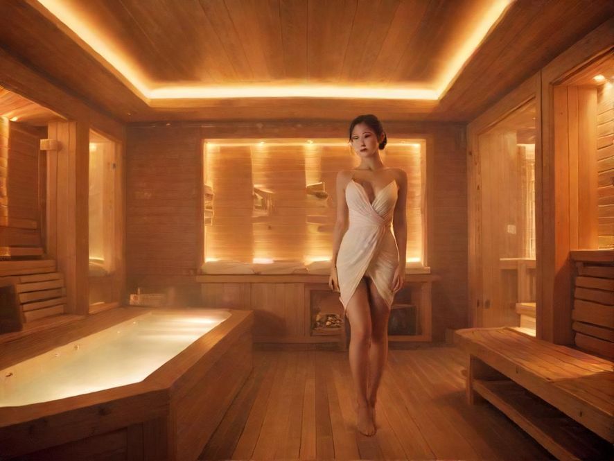 天河桑拿会所室内环境展示