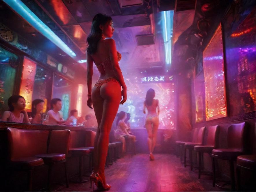 广州夜场KTV热闹氛围