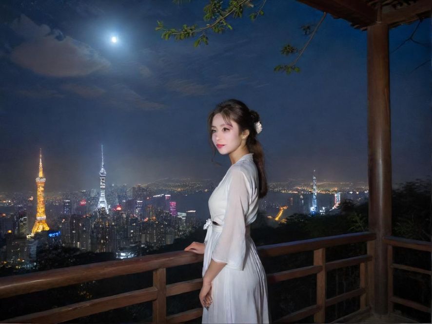 飞机网会所夜景