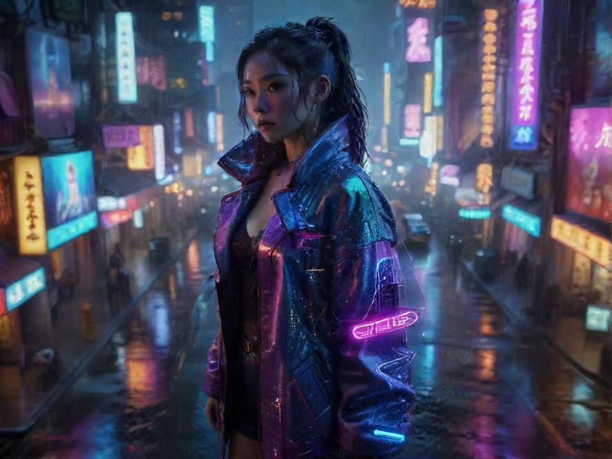 夜晚的广州街头,有人正在手机上寻找休闲信息