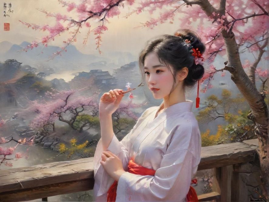 一位女性闭着眼睛,侧面特写,沉浸在奢华的感官体验中,唯美的光影效果营造出梦幻般的氛围,她的表情充满享受与放松。