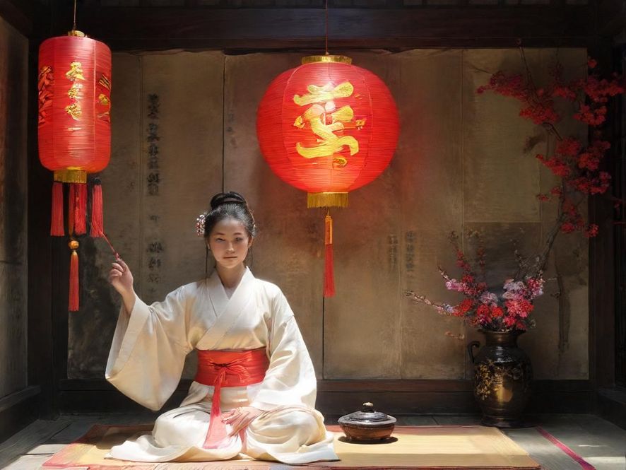 一处隐秘巷道尽头，带有艺术涂鸦风格的神秘入口指示牌