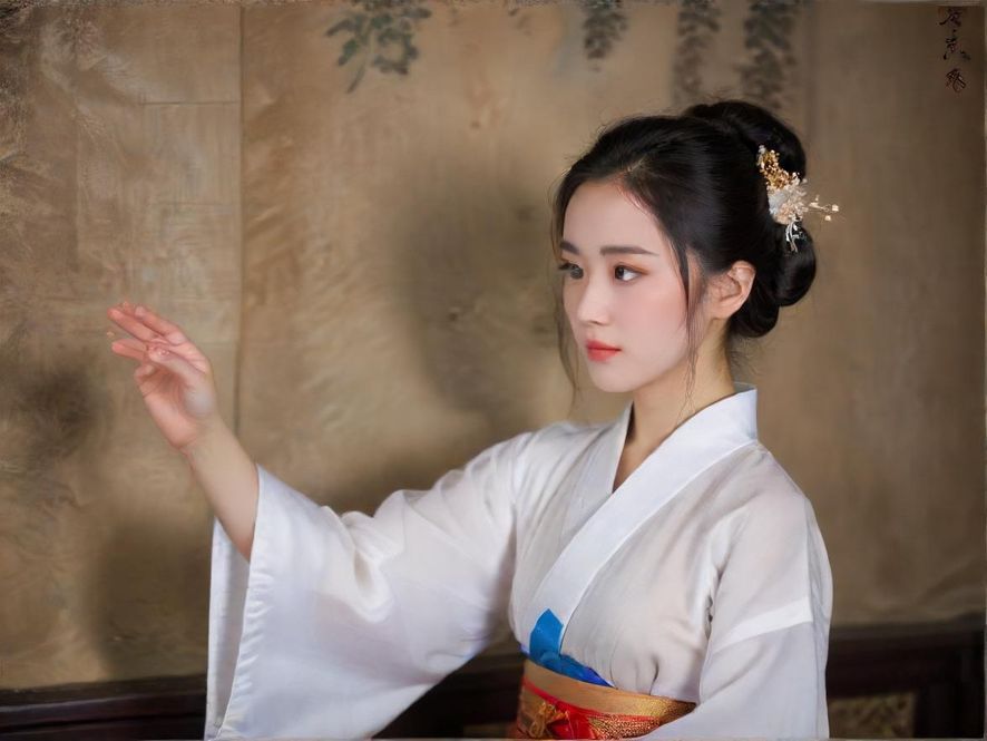 一位气质优雅的女性,面带微笑,半身特写,柔和的光线勾勒出她精致的侧脸,背景是雅致的包厢内景和窗外朦胧的城市夜景,整体呈现出复古胶片般的温暖质感。