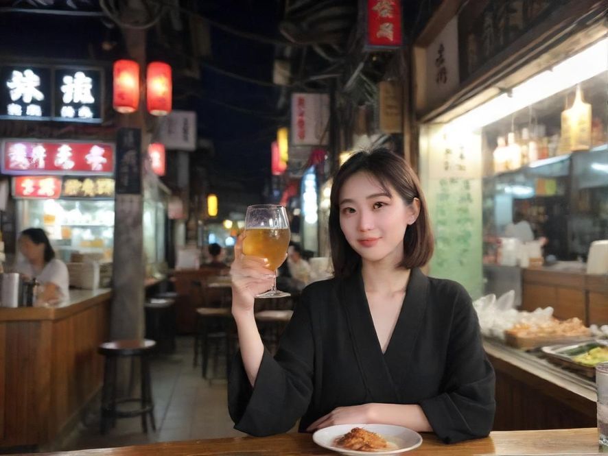 一位气质优雅的商务女性,在豪华酒店大堂中,微笑着与人交流,光线柔和,营造出高端私密的氛围。