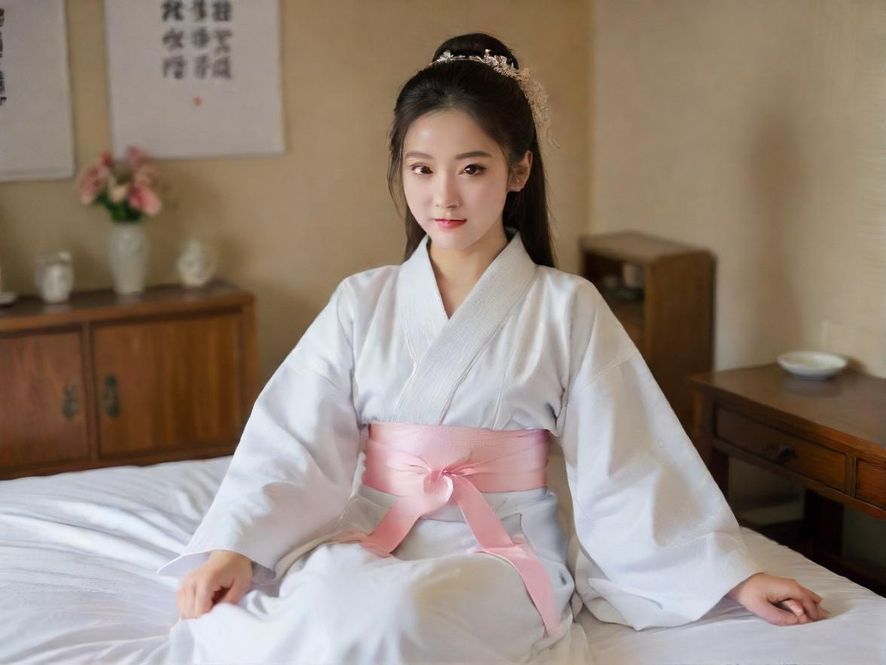 一位气质优雅的深圳模特,身着时尚服饰,在宽敞明亮的高级公寓客厅中,面带微笑,眼神充满魅力。