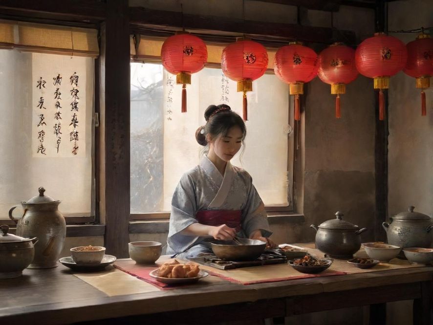 一对情侣在公园湖畔享受吾爱QM推荐的浪漫野餐